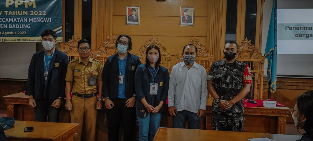 PENERIMAAN MAHASISWA KKN PPM UNIVERSITAS UDAYANA PERIODE XXV TAHUN 2022 DI DESA KUWUM